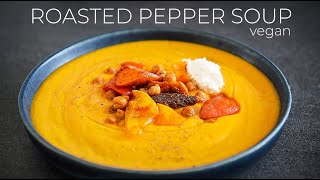 AMAZING Roasted Pepper Soup Recipe to MAKE TODAY [upl. by Harbard]