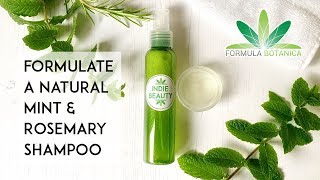 How to Make a Natural Mint amp Rosemary Shampoo [upl. by Adrahc800]