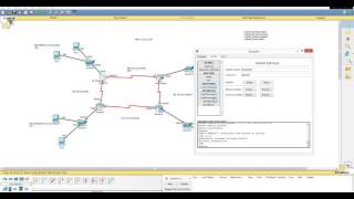 Enrutamiento estático con 4 routers  Cisco Packet Tracer [upl. by Ynaffad]