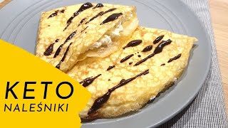 KETO naleśniki przepis dla początkujących  Dieta KETO LOW CARB [upl. by Ninos]