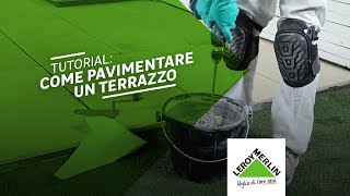 Come posare il pavimento del terrazzo  Pavimento per esterno  Leroy Merlin [upl. by Ahsem]