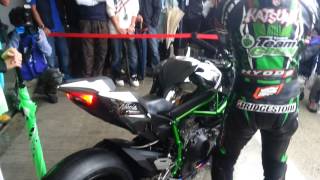 Kawasaki Ninja H2R Engine Start [upl. by Ellingston]