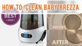 HOW TO Clean Baby Brezza Bottle Sterilizer in 10 Minutes [upl. by Aznola]