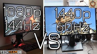 1080p 144Hz VS 1440p 60Hz  Tech FAQs [upl. by Balf]