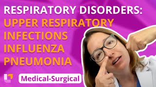 Upper Respiratory Tract Disorders Influenza amp Pneumonia  MedicalSurgical  LevelUpRN [upl. by Giorgio]