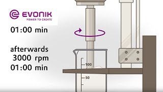 Defoamer Test in Polymer Emulsion  Stir Test Method  Evonik [upl. by Aihtniroc]