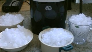 DIY Solar Ice Maker  solar powered off grid ice maker  easy to set up  use HFT panels [upl. by Ellehcin]