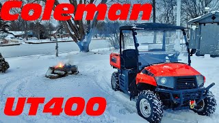 Coleman Outfitter 400cc UT400 UTV Review [upl. by Onabru]