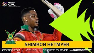 Shimron Hetmyers Batting MASTERCLASS  CPL 2024 [upl. by Ynnahc]