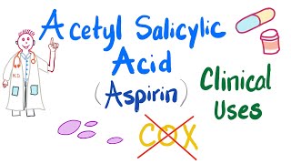 Acetylsalicylic Acid ASA – Pharmacology  Lecturio [upl. by Nalon]