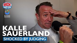 Kalle Sauerland BAFFLED AT Josh Kelly vs Ishmael Davis Scorecards [upl. by Ardnos]