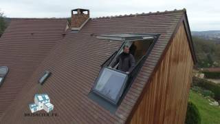 FENETRE DE TOIT VELUX CABRIO GDL Verrière Balcon [upl. by Eiramadnil820]