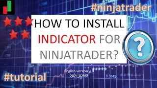 How to Install Indicators for NinjaTrader [upl. by Zohar]