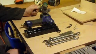 WHATS INSIDE HARBOR FREIGHT AIR NAILER  STAPLER [upl. by Aztinaj]