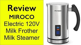 Review Miroco Milk Frother  How to make froth milk at home [upl. by Gollin]