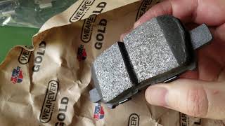 Unboxing Advance Auto Parts Carquest Wearever Gold Brake Pads Review [upl. by Yhcir]