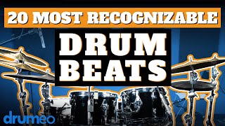 The 20 Most Recognizable Drum Beats [upl. by Jeanna]