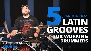 5 Latin Grooves Every Drummer Should Know Juan Carlito Mendoza [upl. by Hailed265]