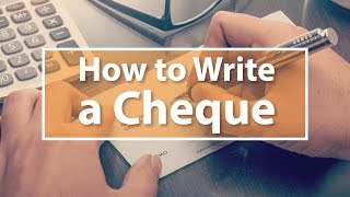 How to Write a Cheque [upl. by Renita749]