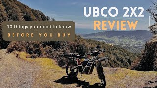 10 things you NEED to know about the UBCO 2X2 Electric Motorbike [upl. by Darian]