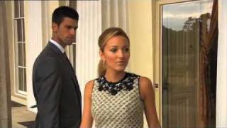 Novak Djokovic and Girlfriend  ATP World Tour Uncovered [upl. by Llerrem]