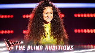 The Blind Auditions Lara Dabbagh sings Scars To Your Beautiful  The Voice Australia 2019 [upl. by Verina472]