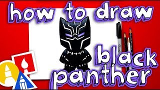 How To Draw Black Panther [upl. by Haidebez]