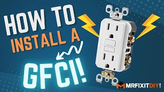 HOW TO INSTALL A GFCI OUTLET [upl. by Iturk]