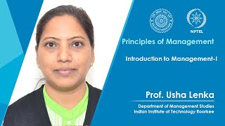 Lecture 1 Introduction to Management  I [upl. by Ridinger]