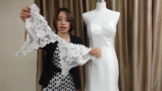 How to dress up a simple wedding dress [upl. by Attecnoc]