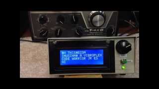 Homebrew Cheap Arduino CW Morse Decoder  Final Version [upl. by Bandler282]