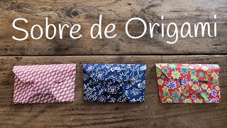 SOBRE de papel fácil  ORIGAMI fácil para NIÑOS [upl. by Nylirret577]