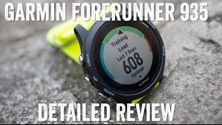 GARMIN FORERUNNER 935 DETAILED REVIEW [upl. by Lerrehs]