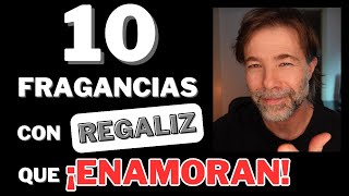 10 FRAGANCIAS con REGALIZ que ENAMORAN 🖤 [upl. by Portwin]