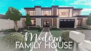 29k Cheap Modern family house  Bloxburg build [upl. by Thorman]