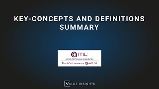 ITIL® 4 Foundation Exam Preparation  KeyConcepts and Definitions Summary eLearning [upl. by Rendrag946]