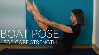 Boat Pose For Core Strength Beginner to Advanced  Navasana [upl. by Kelli]