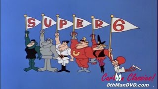 THE SUPER 6 CARTOON SERIES Episode 01 1966 Remastered HD 1080p [upl. by Lenoil]