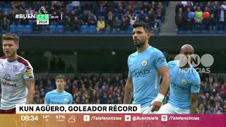 El récord del Kun Agüero – Buen Telefe [upl. by Ilsa176]