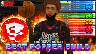 NEW BEST quotPOPPERquot BUILD IN NBA 2K25 BEST SHOOTING POWER FORWARD BUILD [upl. by Colas381]