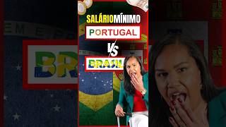 Salário mínimo de Portugal VS salário mínimo Brasil [upl. by Annohsal]