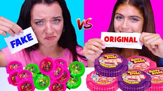 ASMR Real Food VS Fake Food Challenge  Eating Sounds LiLiBu [upl. by Kremer]