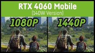 RTX 4060 Mobile Gaming  1080p vs 1440p in 10 Games [upl. by Gnohc312]