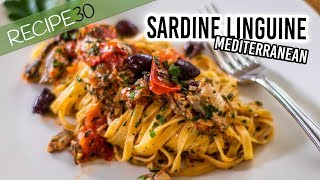 Sardine Linguine Mediterranean Flavours [upl. by Nodlew971]