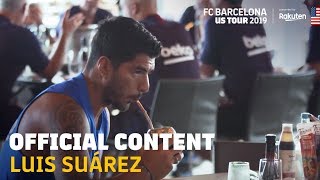 A DAY WITH LUIS SUÁREZ DURING THE 2019 US TOUR [upl. by Mialliw]