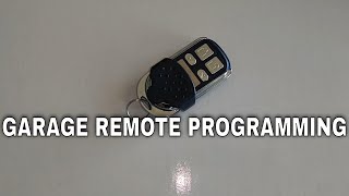 Garage door remote  How to program a replacement [upl. by Balfour]