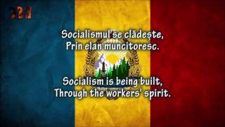 Romanian anthem quot3 Culoriquot Lyrics ROEN 1977–1989 [upl. by Hugues272]