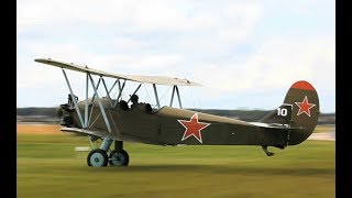 Polikarpov Po2 Flight  Soviet quotNight Witchesquot [upl. by Ecad200]