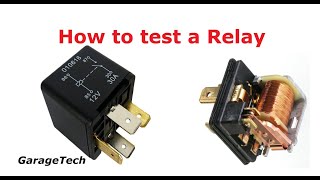 How to test a Relay [upl. by Ytima]