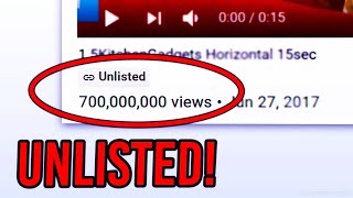 What Is The Most Viewed UNLISTED Video On YouTube answered [upl. by Liatris]